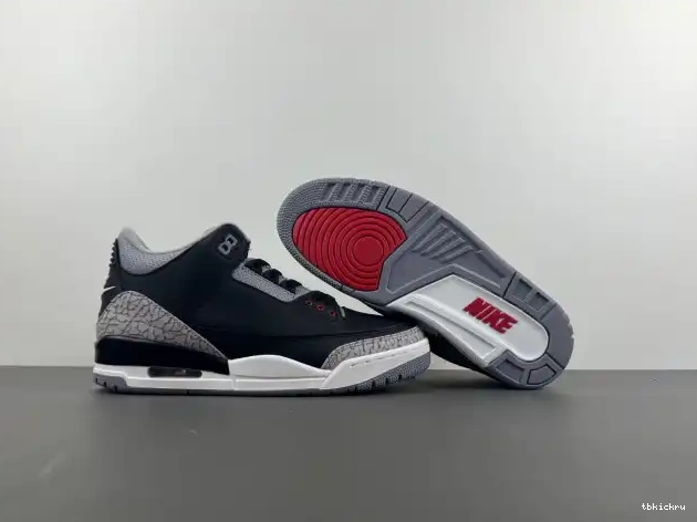 Reps TBK DN3707-010 Jordan Air Black Cement 3 0519